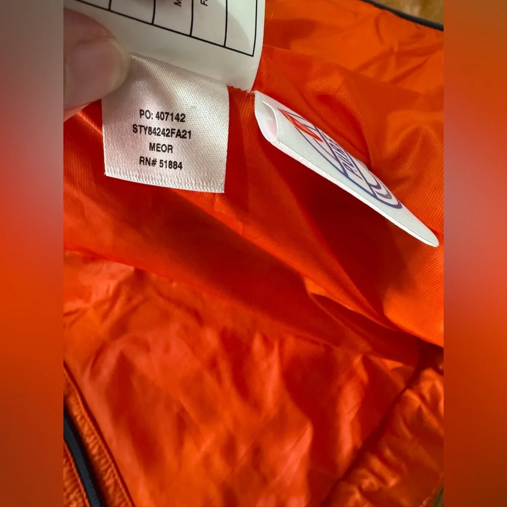 Patagonia Men’s Orange Nano Puff Vest Size Small - Picture 9 of 10